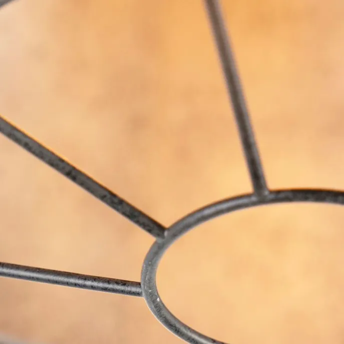 Industrielle Deckenleuchte Antik Silber 32 cm - Kurs