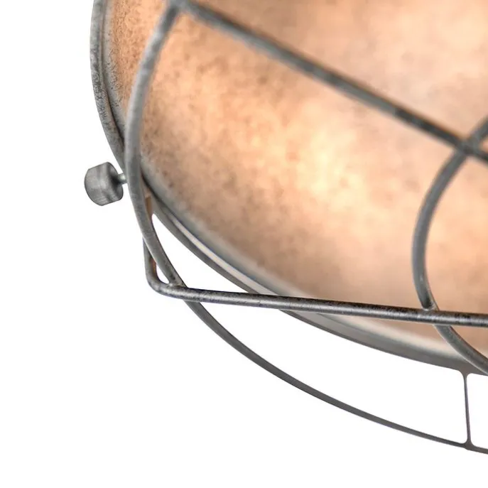 Industrielle Deckenleuchte Antik Silber 32 cm - Kurs