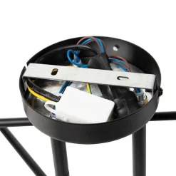 Industrielle Deckenleuchte schwarz 6 Lichter - Sydney