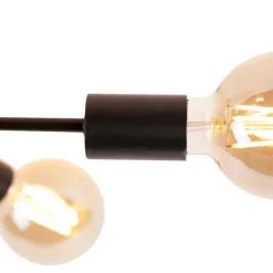 Industrielle Deckenleuchte schwarz 6 Lichter - Sydney