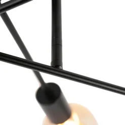 Industrielle Deckenleuchte schwarz 6 Lichter - Sydney