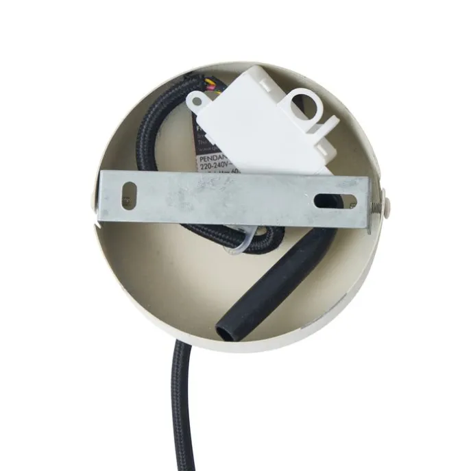 Industrielle Hängelampe Beige 4-Lichter - Cage Rack