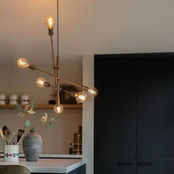 Industrielle Hängelampe dunkelbronze 6-flammig – Sydney