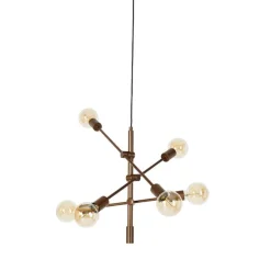 Industrielle Hängelampe dunkelbronze 6-flammig – Sydney