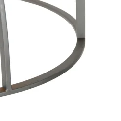 Industrielle Hängelampe dunkelgrau mit Holz 47 cm - Arthur