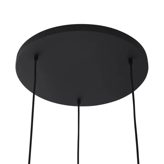 Industrielle Hängelampe Gold mit Netz 3-flammig – Karkasse