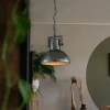 Industrielle Hängelampe grau 50 cm - Samia Sabo