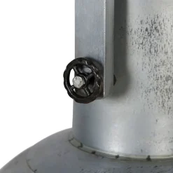 Industrielle Hängelampe grau 50 cm - Samia Sabo