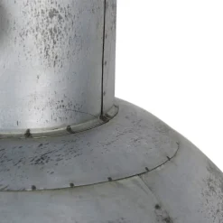 Industrielle Hängelampe grau 50 cm - Samia Sabo