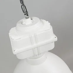 Industrielle Hängelampe klein matt weiß - Sicko