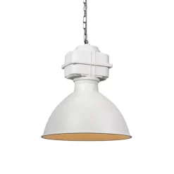 Industrielle Hängelampe klein matt weiß - Sicko