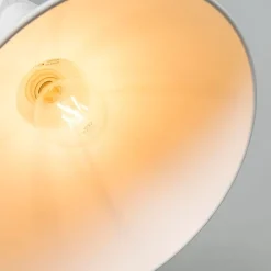 Industrielle Hängelampe klein matt weiß - Sicko