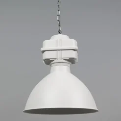 Industrielle Hängelampe klein matt weiß - Sicko