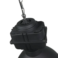 Industrielle Hängelampe klein matt schwarz - Sicko