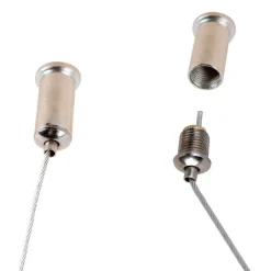 Industrielle Hängelampe rostbraun 4-Licht - Käfig