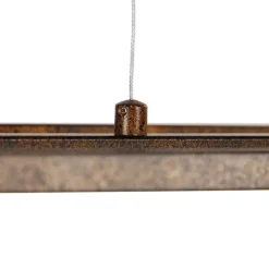 Industrielle Hängelampe rostbraun 4-Licht - Käfig
