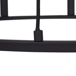 Industrielle Hängelampe schwarz 7-flammig - Knight