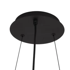 Industrielle Hängelampe schwarz 7-flammig - Knight