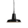 Industrielle Hängelampe schwarz - Warrior