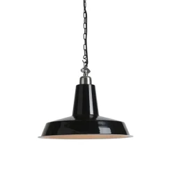 Industrielle Hängelampe schwarz - Warrior