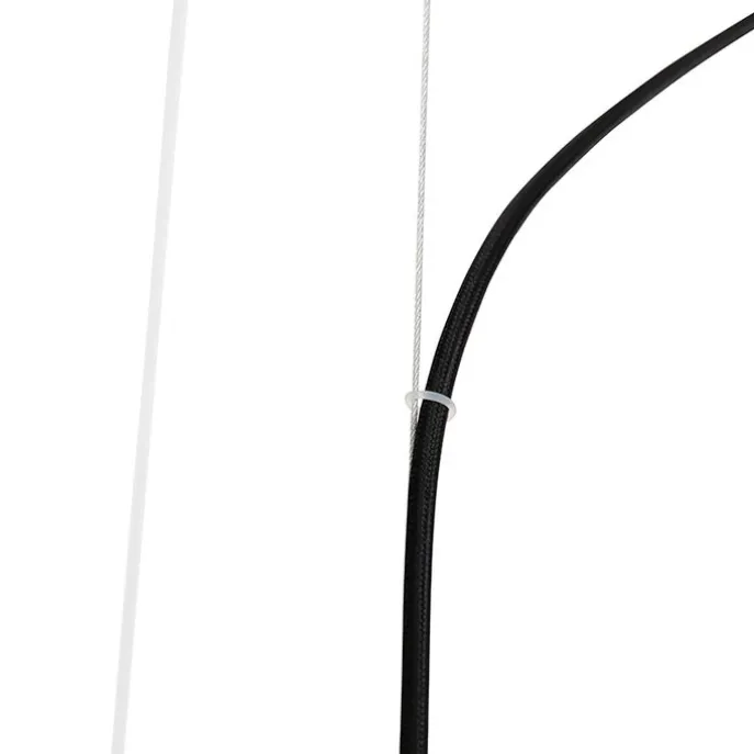 Industrielle Hängelampe schwarz mit Gestell 4-flammig GU10 - Cage Rack