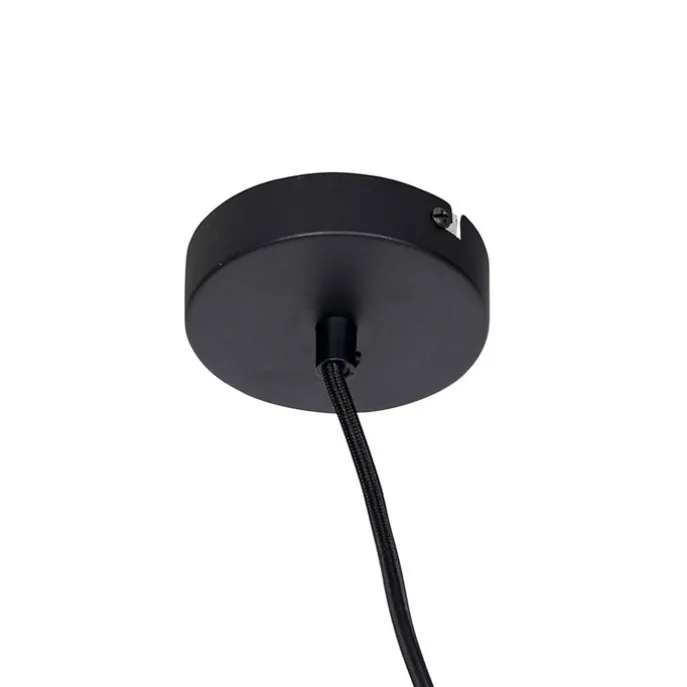 Industrielle Hängelampe schwarz mit Gestell 4-flammig GU10 - Cage Rack