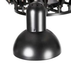 Industrielle Hängelampe schwarz 16-flammig verstellbar - Hobby Spinne