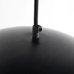 Industrielle Hängelampe schwarz mit Gold 50 cm - Magna Eco