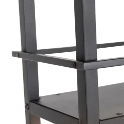Industrielle Hängelampe schwarz mit Gestell 4-flammig - Cage Rack