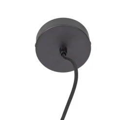 Industrielle Hängelampe schwarz mit Gestell 4-flammig - Cage Rack