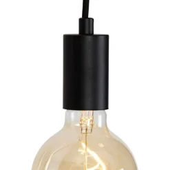 Industrielle Hängelampe schwarz 3-flammig - Facil