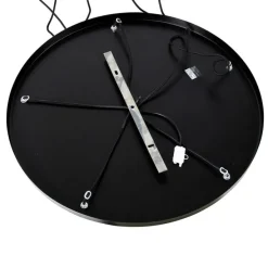 Industrielle Hängelampe schwarz mit Messing 5 Lichter - Haicha