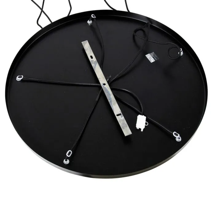 Industrielle Hängelampe schwarz mit Messing 5 Lichter - Haicha