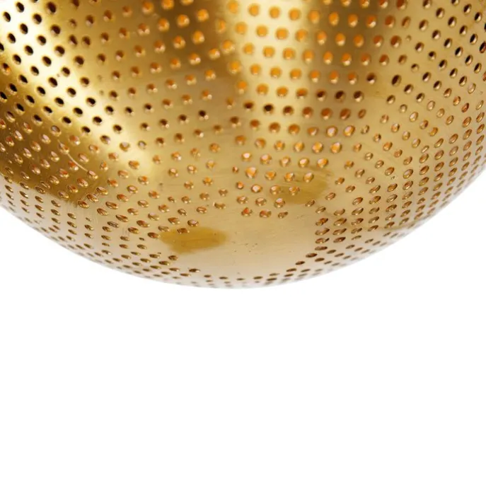 Industrielle Hängelampe schwarz mit Messing 5 Lichter - Haicha