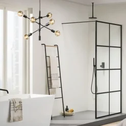 Industrielle Hängelampe schwarz 6-flammig - Sydney