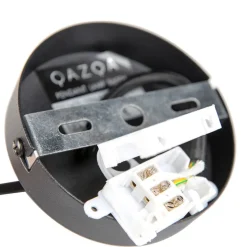 Industrielle Hängelampe schwarz mit Netz 4 Lichter – Cage