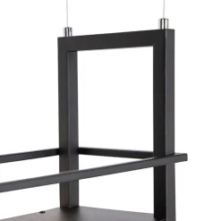 Industrielle Hängelampe schwarz mit Rack 4-Licht - Cage Rack