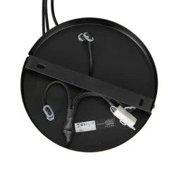 Industrielle Hängelampe schwarz rund 3-flammig - Bobby