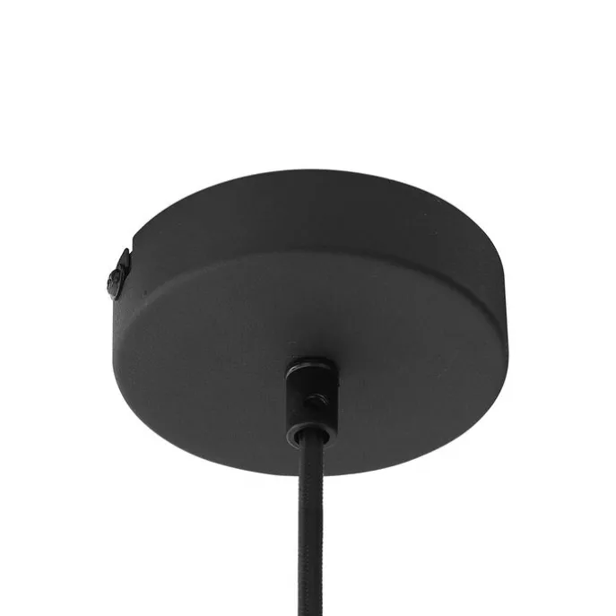 Industrielle Hängelampe schwarz mit Netz - Karkasse