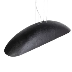 Industrielle Hängelampe schwarz mit Gold 115 cm - Magna