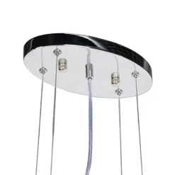 Industrielle Hängelampe schwarz mit Gold 115 cm - Magna