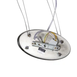 Industrielle Hängelampe schwarz mit Gold 115 cm - Magna