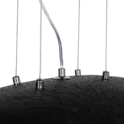 Industrielle Hängelampe schwarz mit Gold 115 cm - Magna