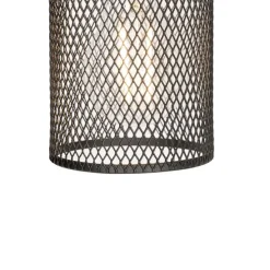 Industrielle Hängelampe schwarz 3-flammig - Jim