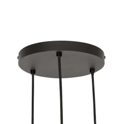 Industrielle Hängelampe schwarz 3-flammig - Jim