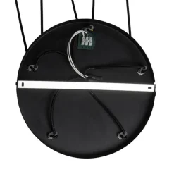 Industrielle Hängelampe schwarz mit Beton rund 5-Licht - Pedra