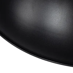 Industrielle Hängelampe schwarz mit goldenen 2 Lichtern - Magnax