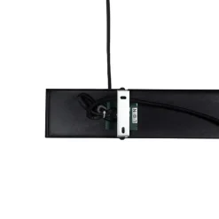 Industrielle Hängelampe schwarz mit goldenen 2 Lichtern - Magnax