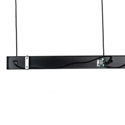 Industrielle Hängelampe schwarz mit goldenen 3-Lichtern - Magnax