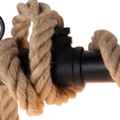 Industrielle Hängelampe schwarz 6-Licht - Plural